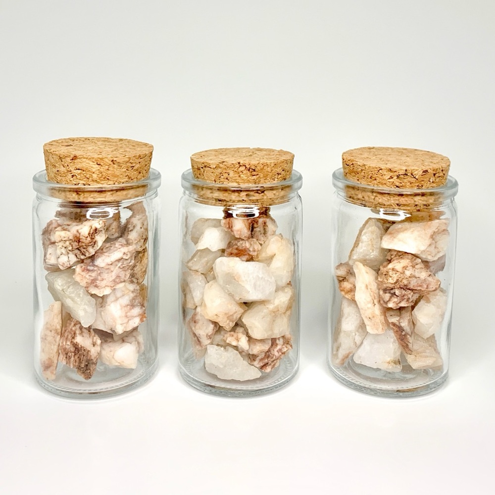 Protection Jars • Arizona Crystal Jars • Raw Arizona Rocks • Home Decor Crystals